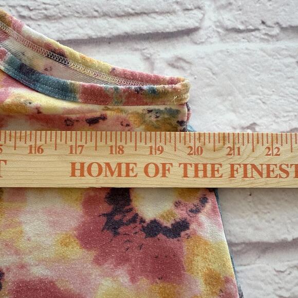 Zenana Tie Dye Slim Spaghetti Strap Sun Boho Maxi Dress L Large - Picture 3 of 5